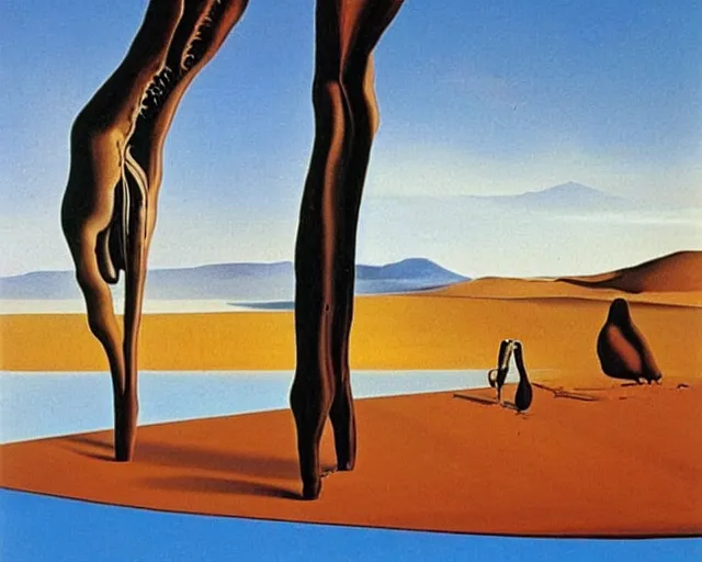 Prompt: Warped Perspectives, a surrealism painting by Salvador Dali, minimalist, stunning, light and shadows, horror