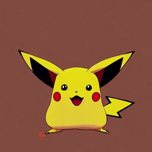 Image similar to pikachu by Koson Ohara