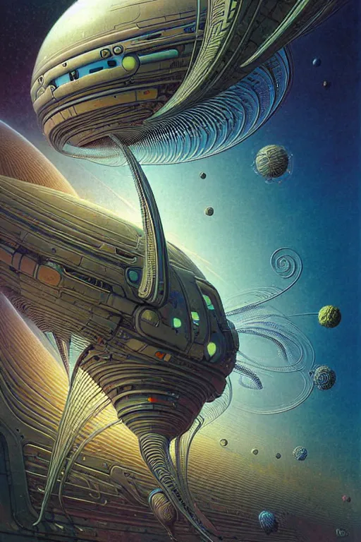 Image similar to design only! 2 0 5 0 s retro future art 1 9 7 0 s science fiction borders lines decorations space machine, mech. muted colors. by jean - baptiste monge, ralph mcquarrie, marc simonetti, 1 6 6 7. mandelbulb 3 d, fractal flame, jelly fish, coral