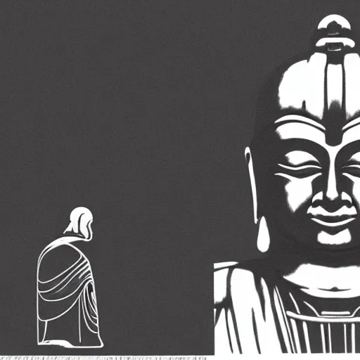 Image similar to buddha in darth vader