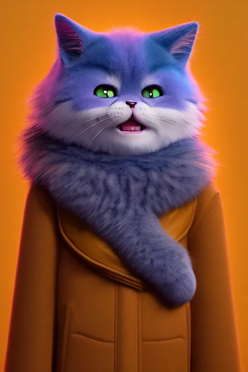 Prompt: fluffy cat, coat color like a galaxy, isometric 3d, ultra hd, character design by Mark Ryden and Pixar and Hayao Miyazaki, unreal 5, DAZ, hyperrealistic, octane render, cosplay, RPG portrait, dynamic lighting, intricate detail, summer vibrancy, cinematic