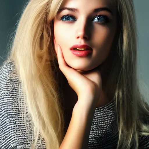 Blonde Gorgeous Girl Hair