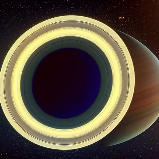 Prompt: saturn view from space, beeple style 3 d render, 8 k, hires