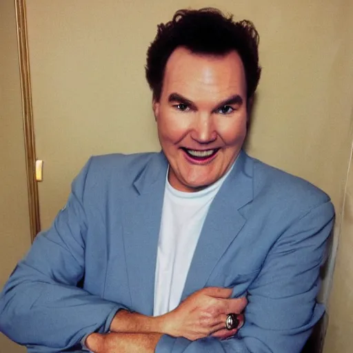 Image similar to Norm MacDonald in a Sailor Moon outfit