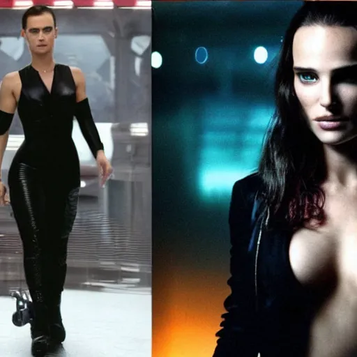 Prompt: Cyberpunk Natalie Portman