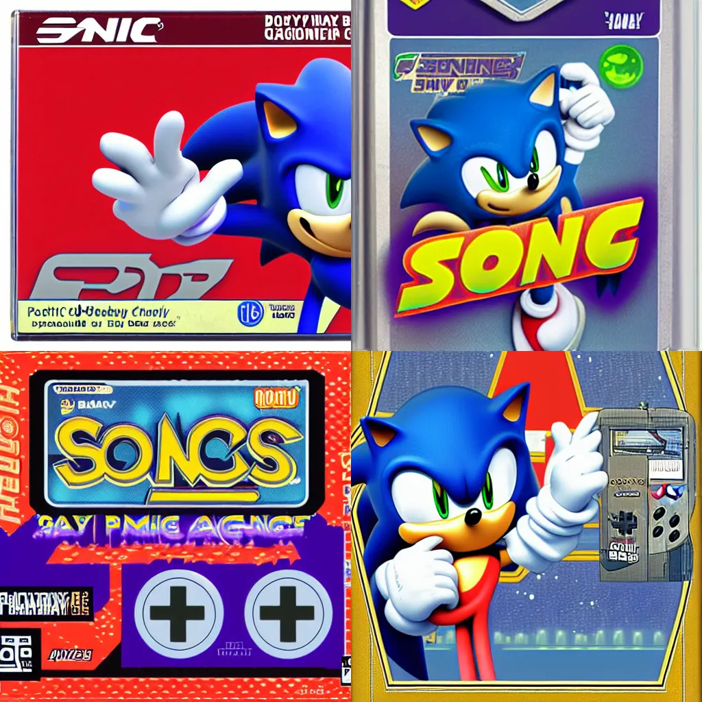 Prompt: official sonic in purgatory box art game boy advance, game boy advance box art, mobygames. com