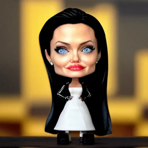 Image similar to angelina jolie from hackers bobble head toy