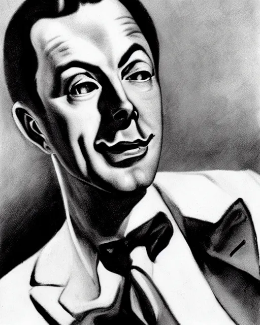 Prompt: a portrait of a subgenius by george hurrel