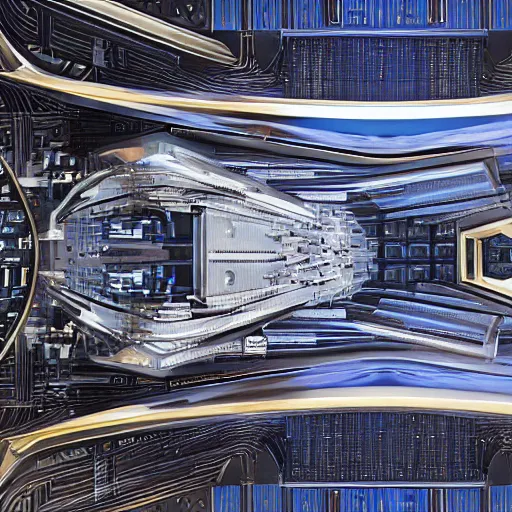 Image similar to sci-fi wall panel motherboard on the coronation of napoleon painting and point cloud in the middle, unreal engine 5, keyshot, octane, artstation trending, ultra high detail, ultra realistic, cinematic, 8k, 16k, in style of zaha hadid architecture, colors in style of nanospace Michael Menzelincev, in style of Lee SOUDER, colors in style of the Blade Runner 2049, in plastic, dark, tilt shift,
