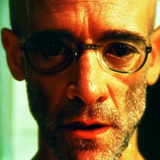 Image similar to 25 year old michael stipe as captain benjamin in apocalypse now, 8k resolution, full HD, cinematic lighting, award winning, anatomically correct