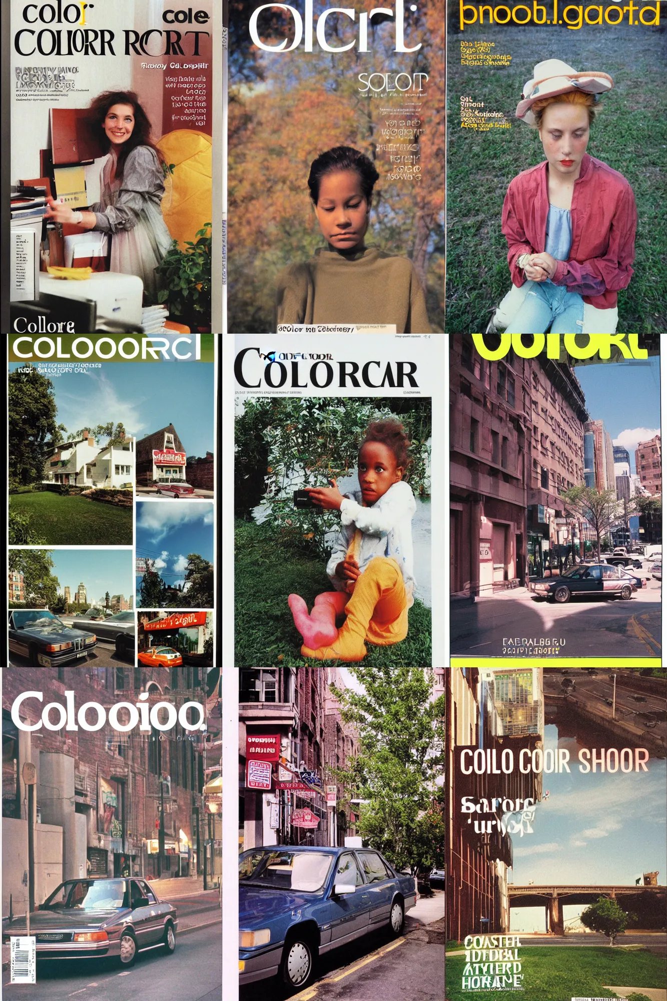 Prompt: color photograph, 1 9 9 0 photograph magazine