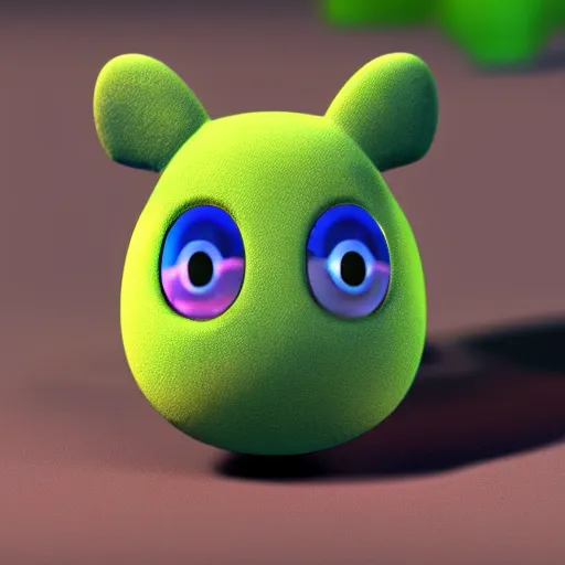 Image similar to photorealistic tamagotchi creature