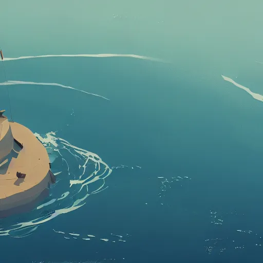 Image similar to no man is an island, entire of itself, every man is a piece of the continent, a part of the main, detailed, cory loftis, james gilleard, atey ghailan, makoto shinkai, goro fujita, studio ghibli, rim light, exquisite lighting, clear focus, very coherent, plain background