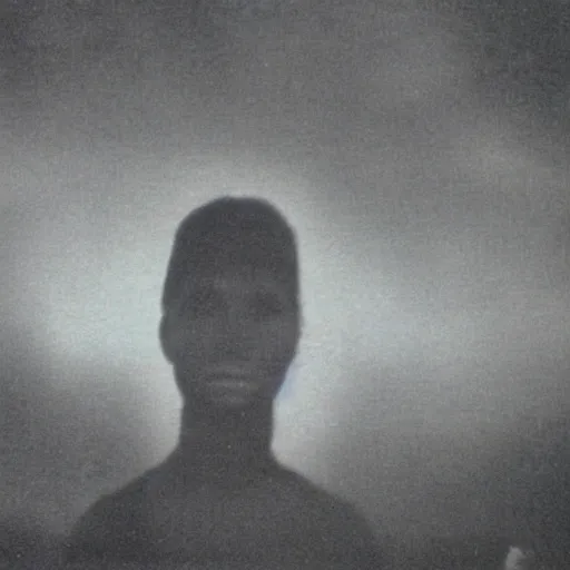 Image similar to A tikbalang, 16mm film, ethereal, horror