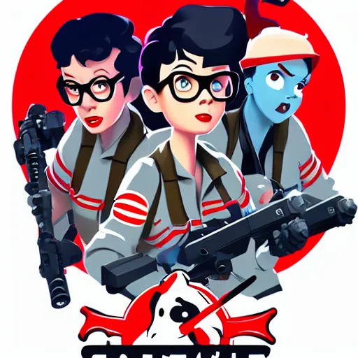Image similar to face icon stylized minimalist ghostbusters, loftis, cory behance hd by jesper ejsing, by rhads, makoto shinkai and lois van baarle, ilya kuvshinov, rossdraws global illumination