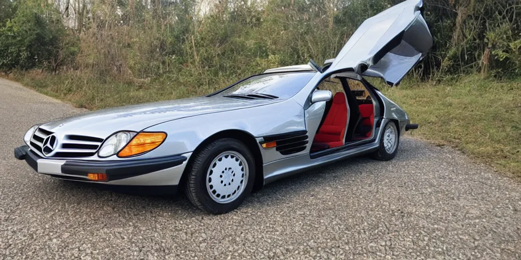 Image similar to “1980s Mercedes McLaren SLR”