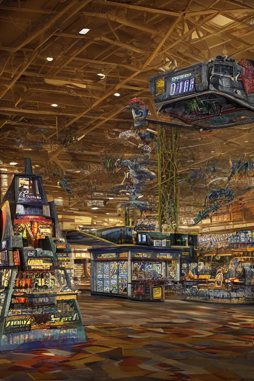 Prompt: Cybertron Bass Pro Shop Memphis Pyramid, long shot, cinematography by Wes Anderson, 4k octane render, intricate detail, photorealistic , cinematic lighting, Artstation