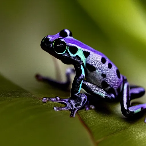 Prompt: small dart frog, chilling on a leaf, in jungle, avatar for website, hyper realistic, rule of thirds, extreme detail, 4 k, detailed drawing, trending artstation, realistic lighting, by giger, alphonse mucha, greg rutkowski, sharp focus, backlit