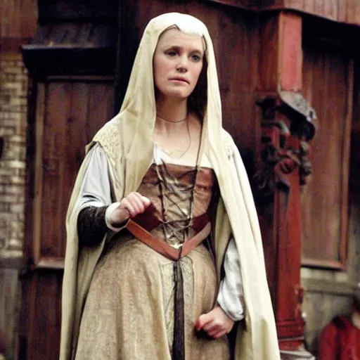 Image similar to scene from a 2 0 1 0 film set in the 1 5 th century showing a woman