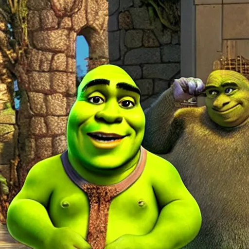 Image similar to shrek is love, shrek is life