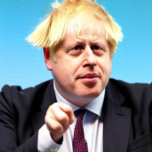 Prompt: boris johnson, anime catgirl loli