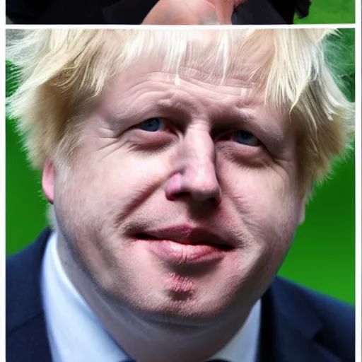 boris johnson but his forehead is on swole mode | Stable Diffusion ...