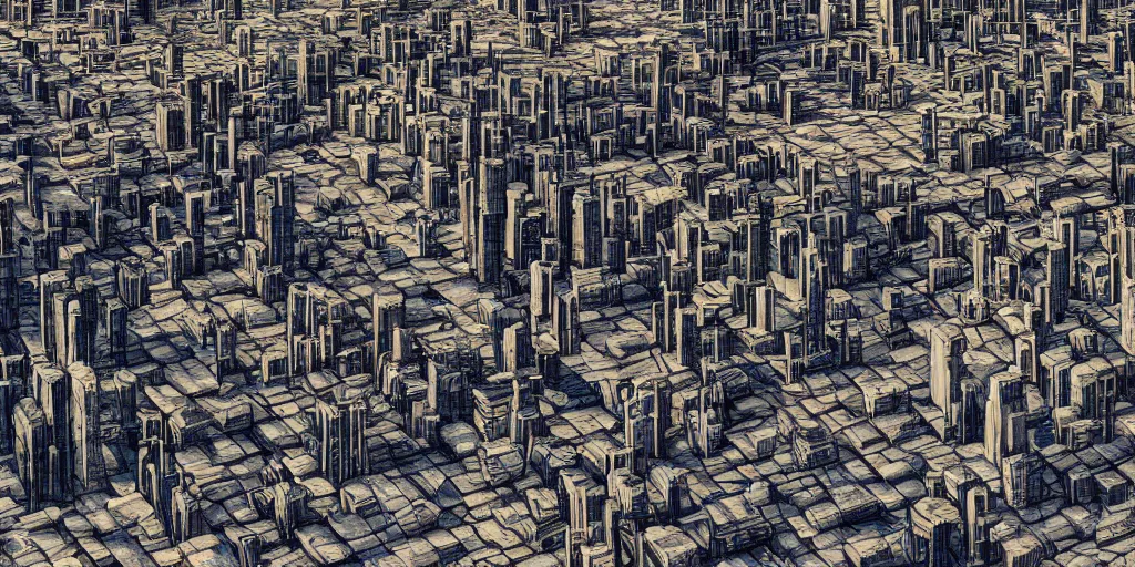 Prompt: a broken down city in a dystopian future, art, high definition, high detail, 8k,
