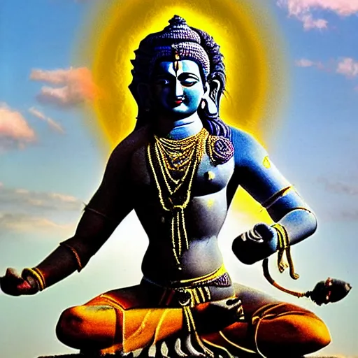 Image similar to Shiva Tandav or Tandava is an unbridled dance of the Lord. It is believed that the world sprang forth from the cosmic dance of Shiva and the creation, sustenance and destruction of the universe depends on it