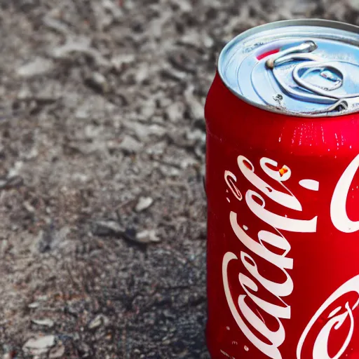 Prompt: can of coca cola on an island, digital art, close shot, detailed, colorful, bokeh, art,