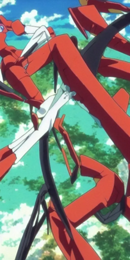 Prompt: anime still of evangelion, quetzalcoatl