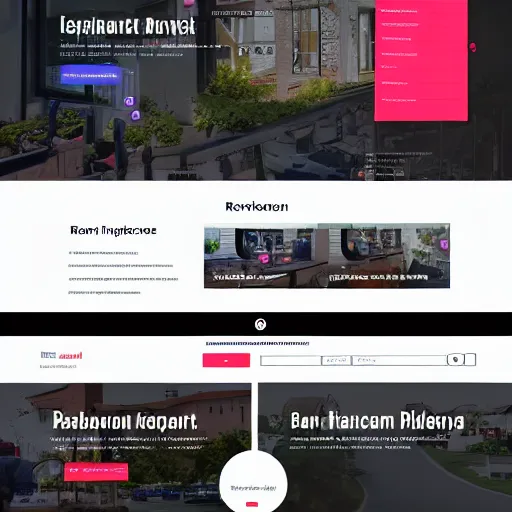 Image similar to a full ux layout of clown rent service dashboard and marketplace site design, theme.