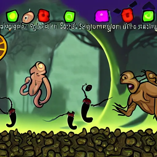 Image similar to paranormal species in Worms Armageddon game