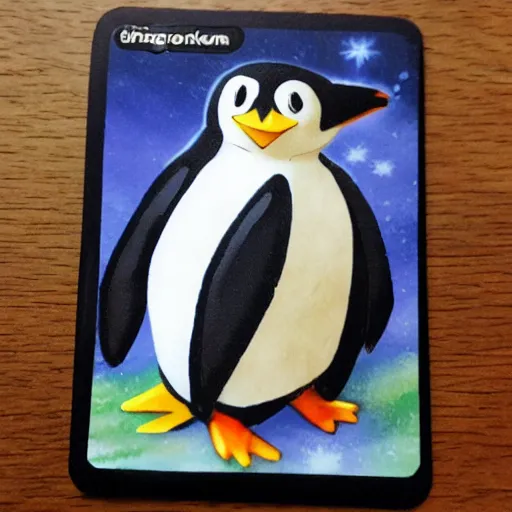 Image similar to penguin pokemon card