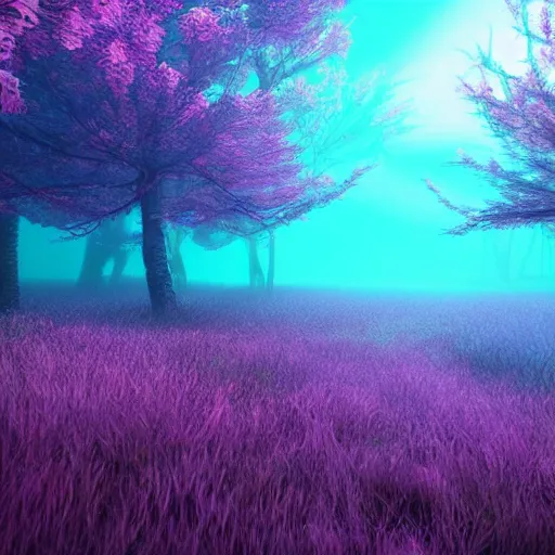 Prompt: ultra realistic beautiful underwater sakura forest clearing techno art