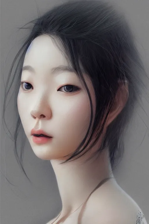 Image similar to Momoko Gumi Company (BiSH) portrait photography, intricate, elegant, highly detailed, artstation, concept art, smooth, sharp focus, hyperrealistic