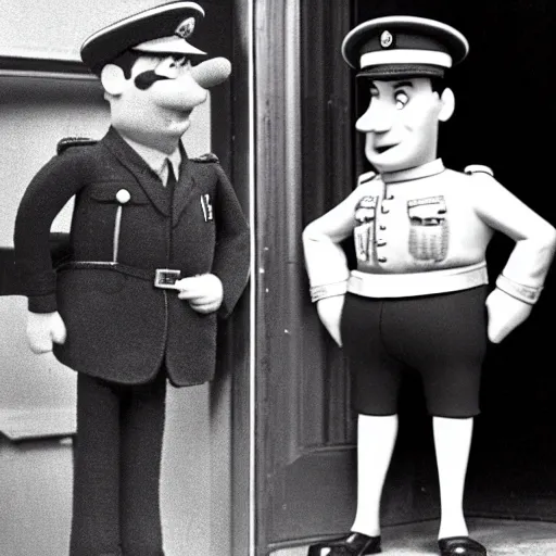 Image similar to herman goering in postman pat