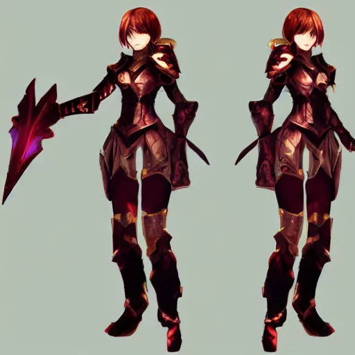 Image similar to female fantasy magic armor, full body shot, korean mmorpg, retro game, anime, concept art