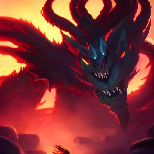 dota 2 concept art shadow fiend