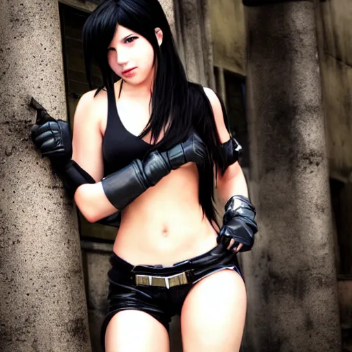 Image similar to tifa lockhart by mingchen shen