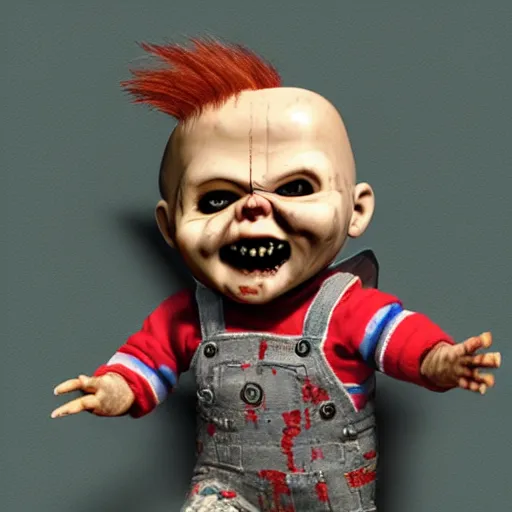 Image similar to Imploded Chucky