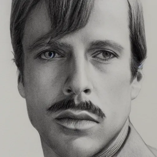 Prompt: pencil illustration of Roy halston highly detailed, cinematic,