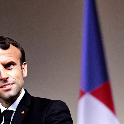 Image similar to Emmanuel Macron in Equilibrium