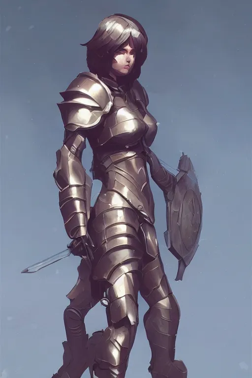 Image similar to Gorgeous armor hoplite by ilya kuvshinov, krenz cushart, Greg Rutkowski, trending on artstation