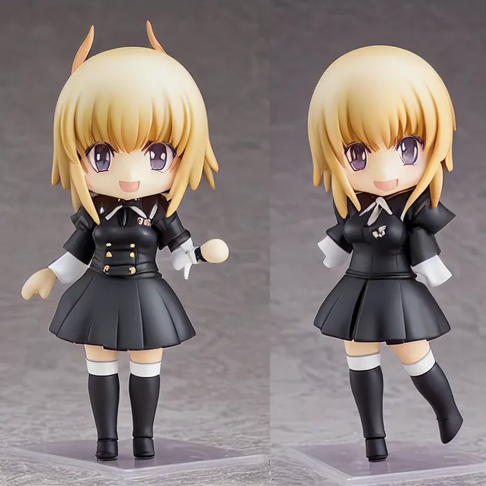 Prompt: Kirisame Marisa, An anime Nendoroid of Kirisame Marisa, figurine, detailed product photo