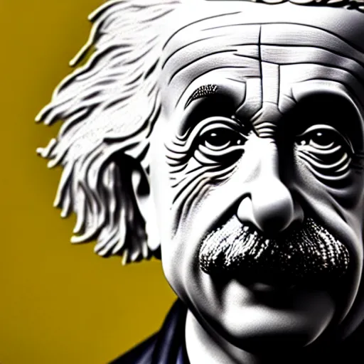 Image similar to albert einstein, highly detailed, extremely high quality, hd, 4 k, 8 k, canon 3 0 0 mm, professional photographer, 4 0 mp, lifelike, top - rated, award winning, realistic, detailed lighting, detailed shadows, sharp, no blur, edited, corrected, trending