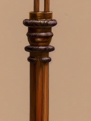 Prompt: product photo of an old wooden cane. intricate, elegant, highly detailed, digital painting, artstation, concept art, sharp focus, illustration, by justin gerard and artgerm, 8 k