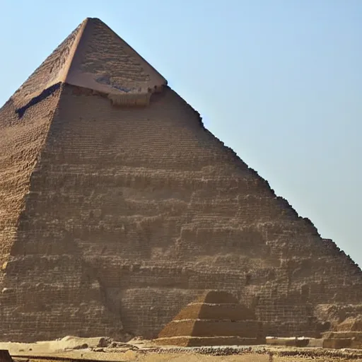 Image similar to Egyptian pyramid space ship