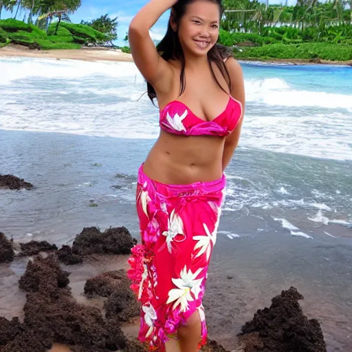 Image similar to beautiful Hawaiian girl