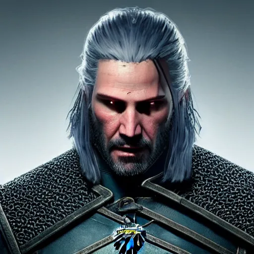 Image similar to of keanu reeves in the witcher 3 as the bard, unreal engine 5 4 k, hyperdetailed, photo realistic