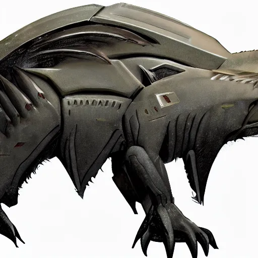 Prompt: concept art new razorback design halo